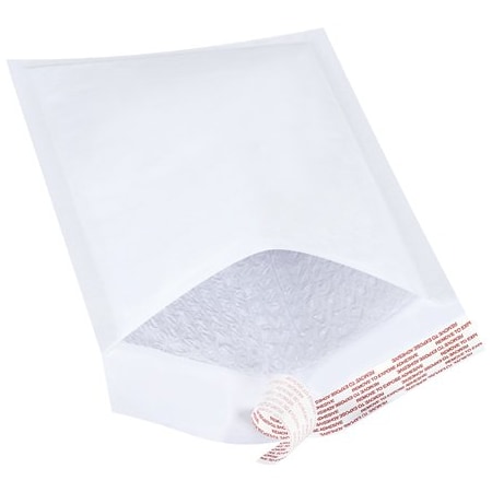 Bsc Preferred 7 1/4 x 12'' White No 1 Self-Seal Bubble Mailers, 100PK BUY00027129